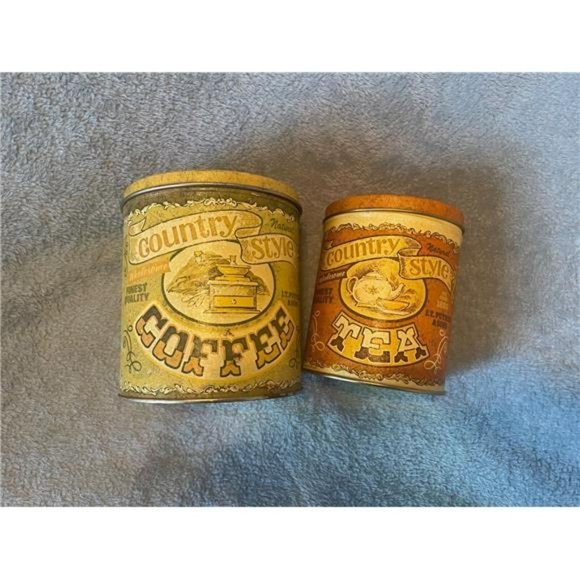 Vintage Coffee & Tea Tins Loscalzo-Michaelson 1970 - Picture 4 of 8